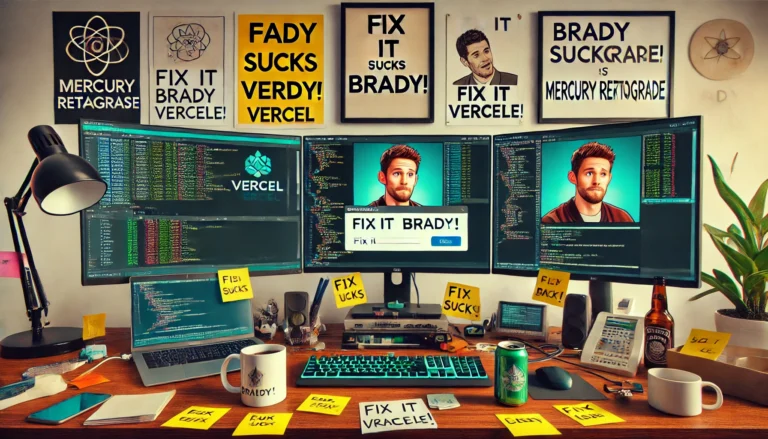 Brady Sucks Vercel